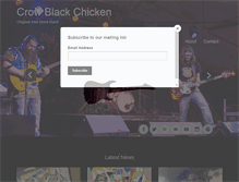 Tablet Screenshot of crowblackchicken.com